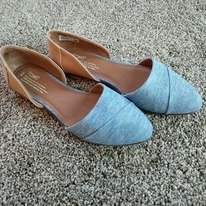 Tom's d'orsay jutti flats
